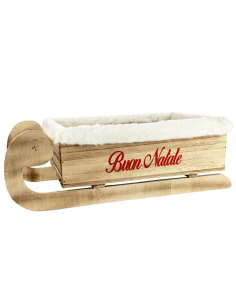 SLITTA 54544 BUON NATALE LEGNO