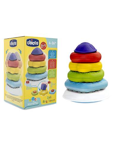 93721 GIOCO 2IN1 TORRE DEGLI ANELLI