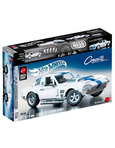 Hot Wheels Brick Shop Corvette Grand Sport 1:16 | shopincasa.it