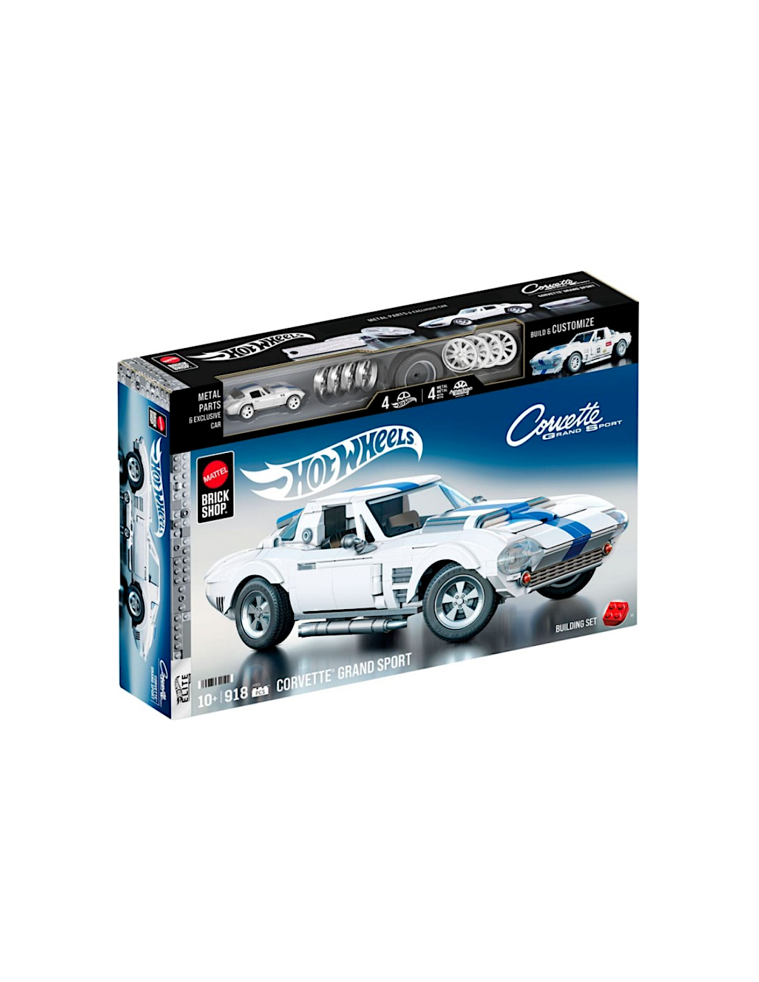 Hot Wheels Brick Shop Corvette Grand Sport 1:16 | shopincasa.it