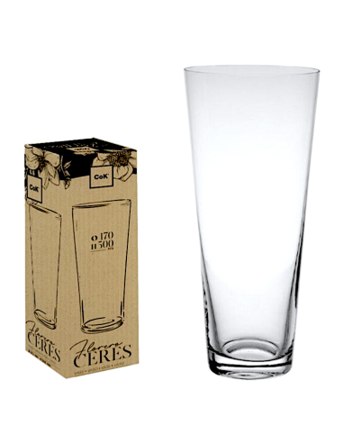 VASO VETRO CERES DIAM.17CM H50CM