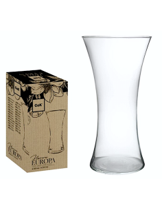 VASO VETRO EUROPA DIAM.18CM H37CM