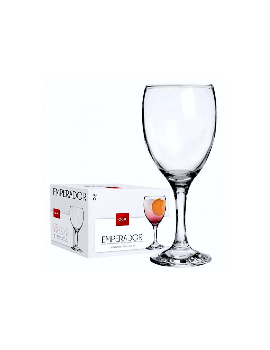 CONF 6 CALICI COCKTAIL EMPERADOR 59CL