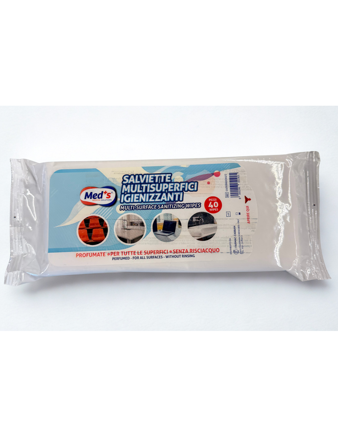 Salviettine Igienizzanti Multisuperficie | Pulizia Rapida e Senza Risciacquo | Shopincasa.it