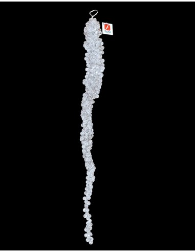 PENDENTE 071476 GHIACCIOLO PERLE TRASPARENTE
