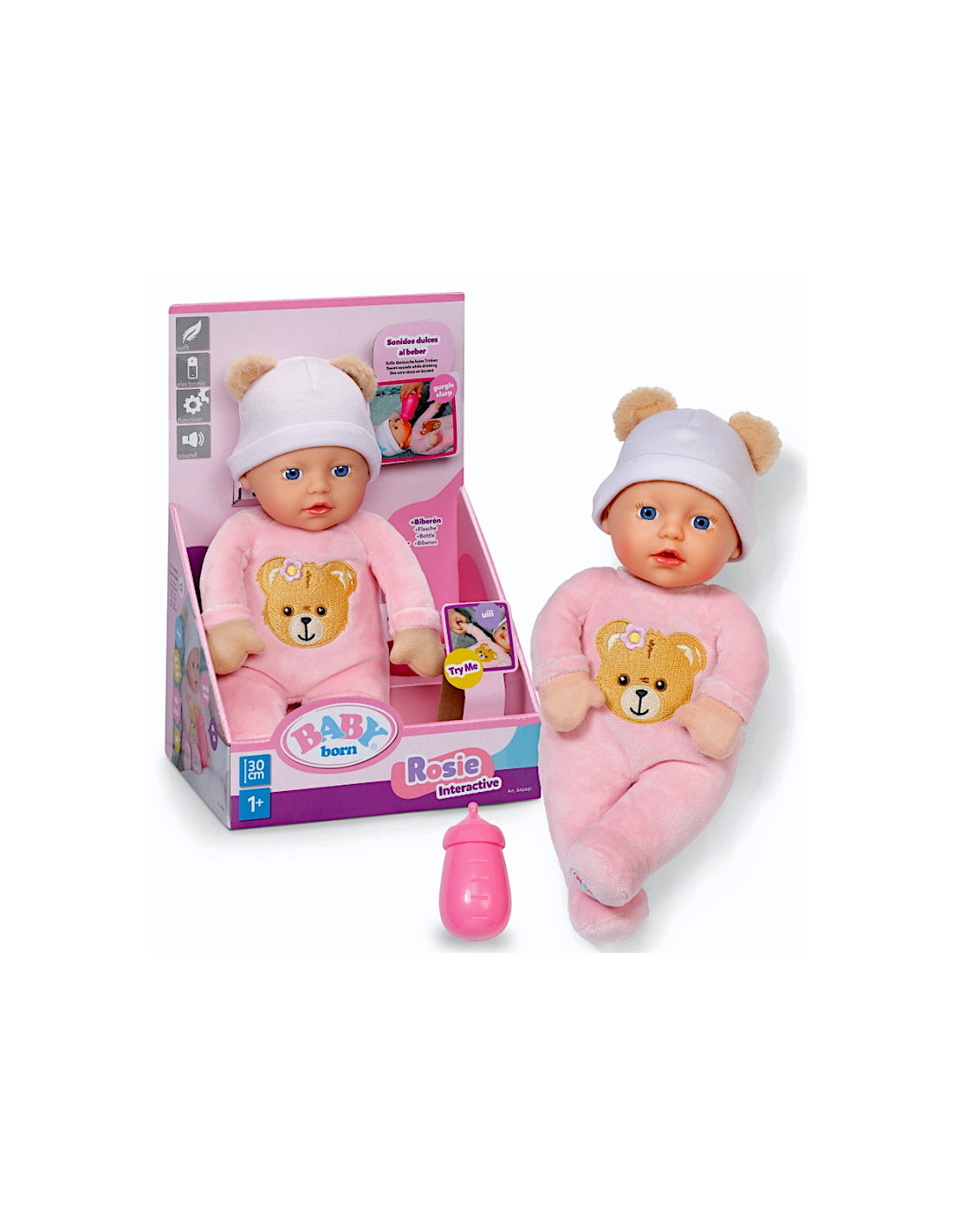 BABY BORN 840481 BAMBOLA ROSIE 30CM INTERATTIVA