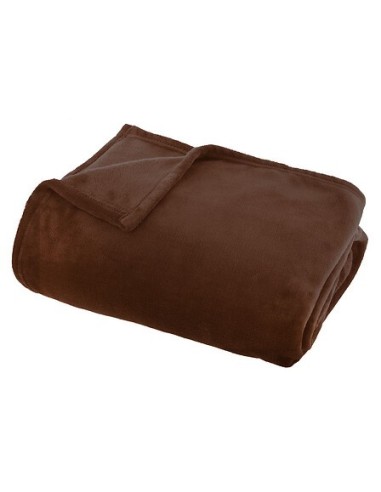 LENZUOLA E ACCESSORI: vendita online Coperta Ollis tinta unita, flanella tonka, 130 x 180 cm, morbida e calda in offerta