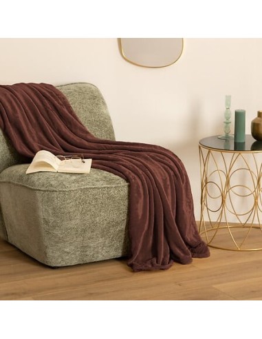 LENZUOLA E ACCESSORI: vendita online Coperta Ollis tinta unita, flanella tonka, 180 x 230 cm, morbida e calda in offerta