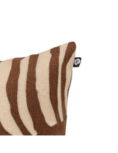 CUSCINI D'ARREDO: vendita online Cuscino ricamato Hary Autentico, marrone, 30 x 50 cm, rettangolare e decorativo in offerta 2