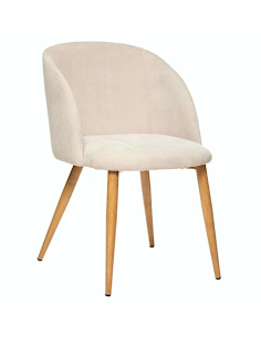 POLTRONA 184913A VELLUTO BEIGE