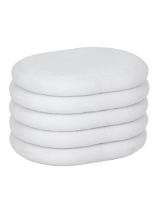 POUF 202264A GIULIA BIANCO 59X45X40CM MDF/LEGNO