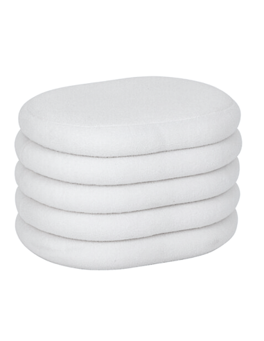 POUF 202264A GIULIA BIANCO 59X45X40CM MDF/LEGNO