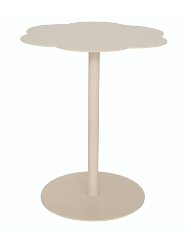 TAVOLINO 206093 FIORA AVORIO 43X50CM METALLO