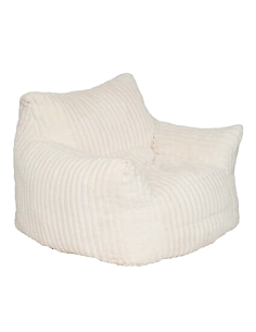 POLTRONA 207360A MUZI VELLUTO BIANCO