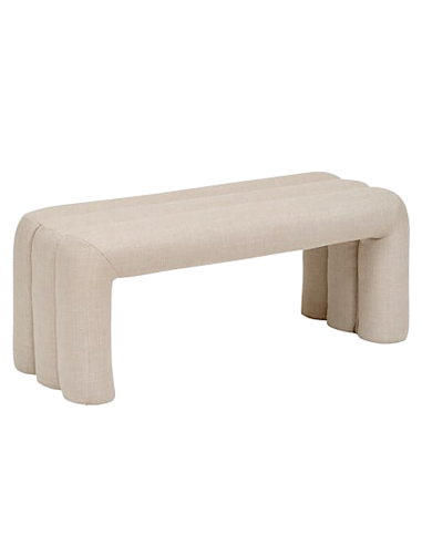 PANCA 207377A SISCO TORTORA 102X42X43CM VELLUTO