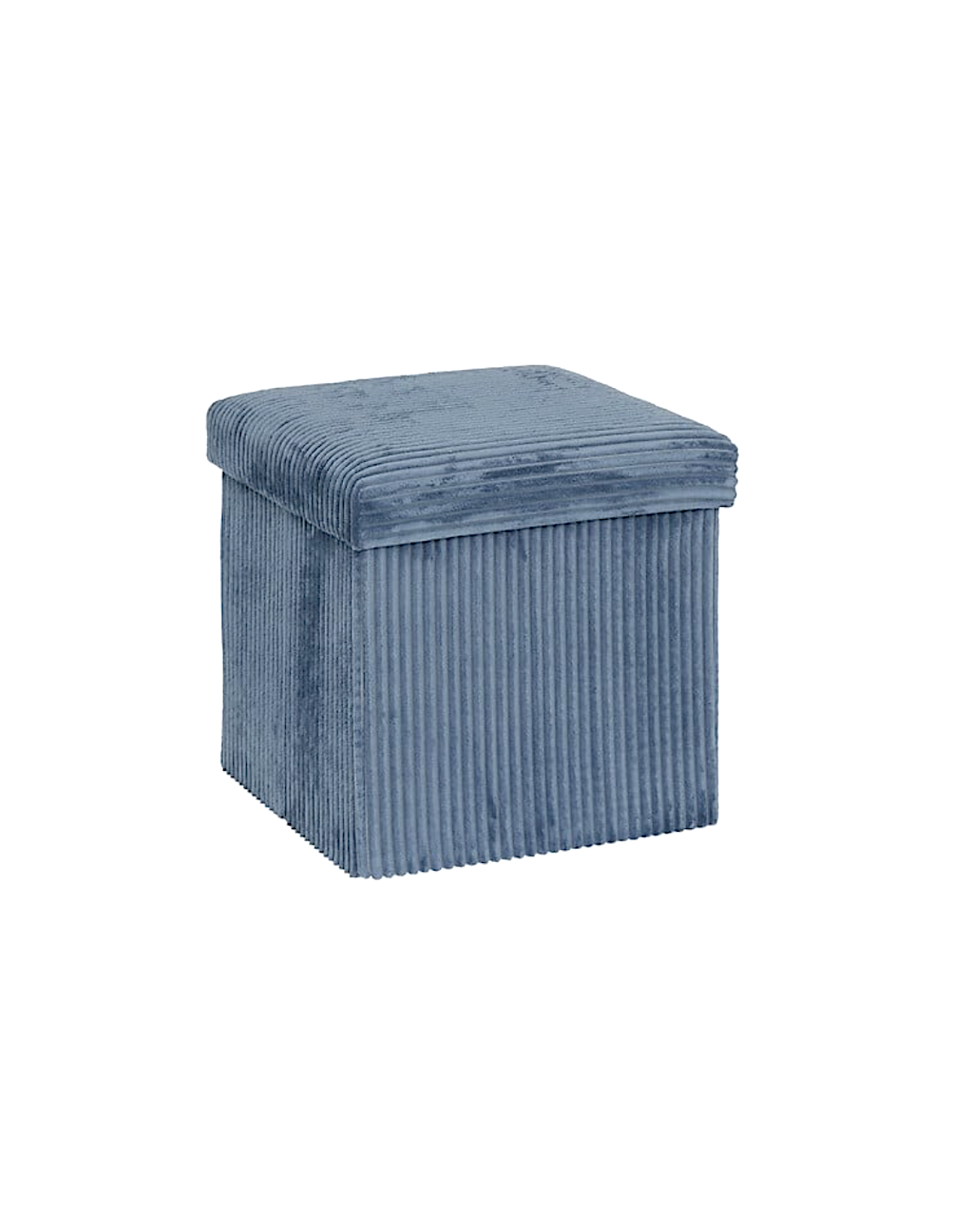 POUF 207381B ARUM BLU 38X38CM MDF/POLIESTERE