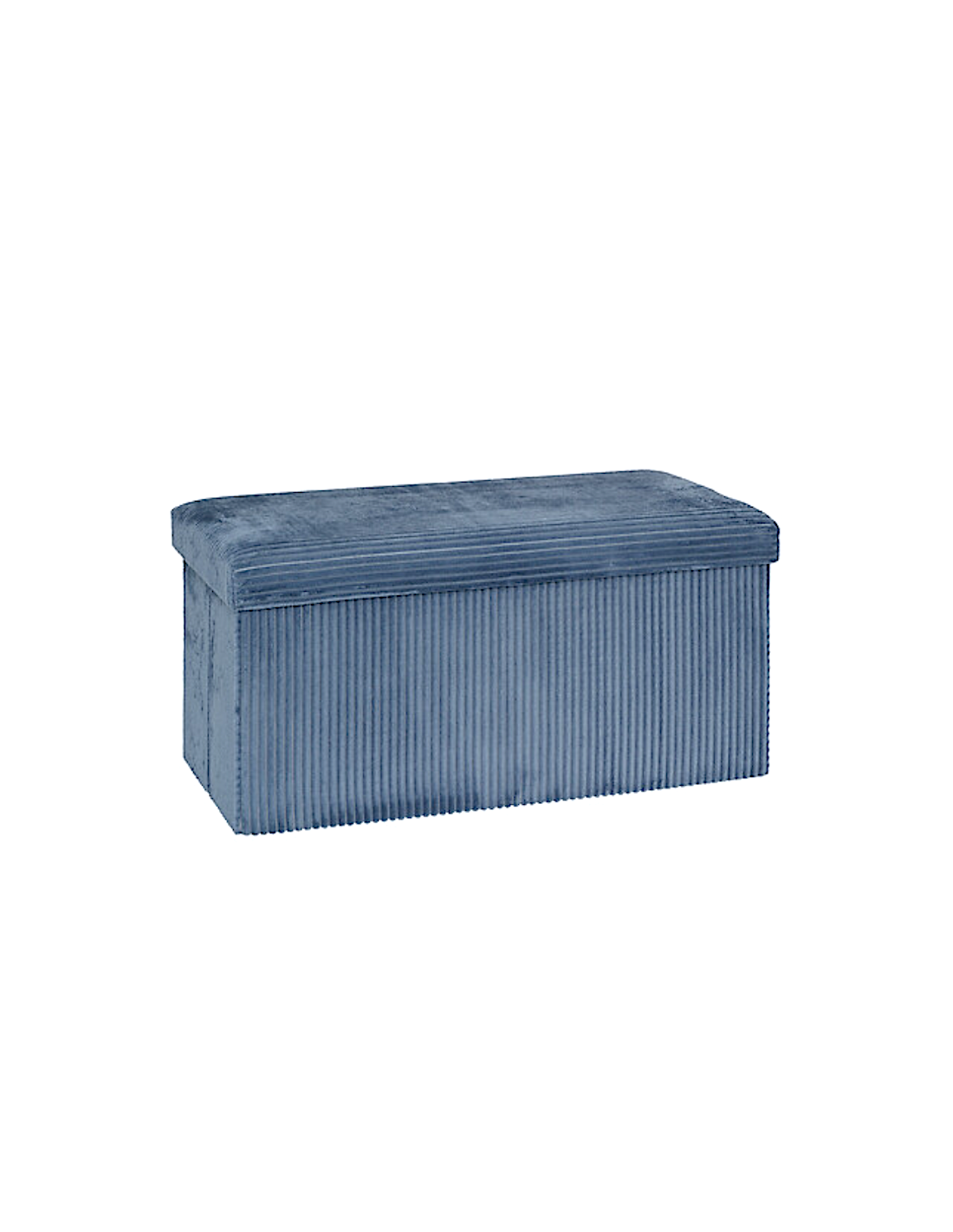 POUF 207382B ARUM BLU 76X38CM PIEGHEVOLE