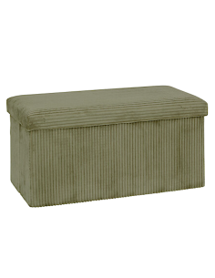 POUF 207382C ARUM VERDE KAKI 76X38CM PIEGHEVOLE
