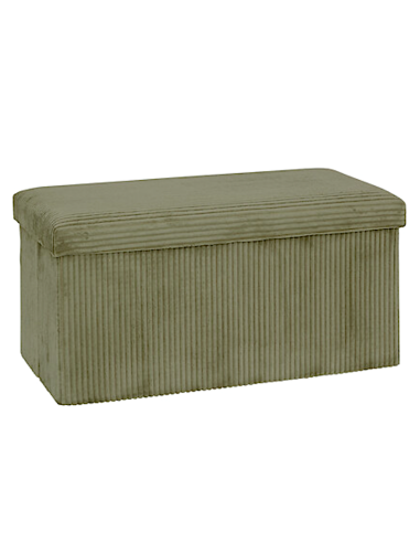 POUF 207382C ARUM VERDE KAKI 76X38CM PIEGHEVOLE