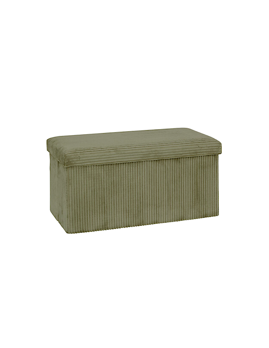 POUF 207382C ARUM VERDE KAKI 76X38CM PIEGHEVOLE
