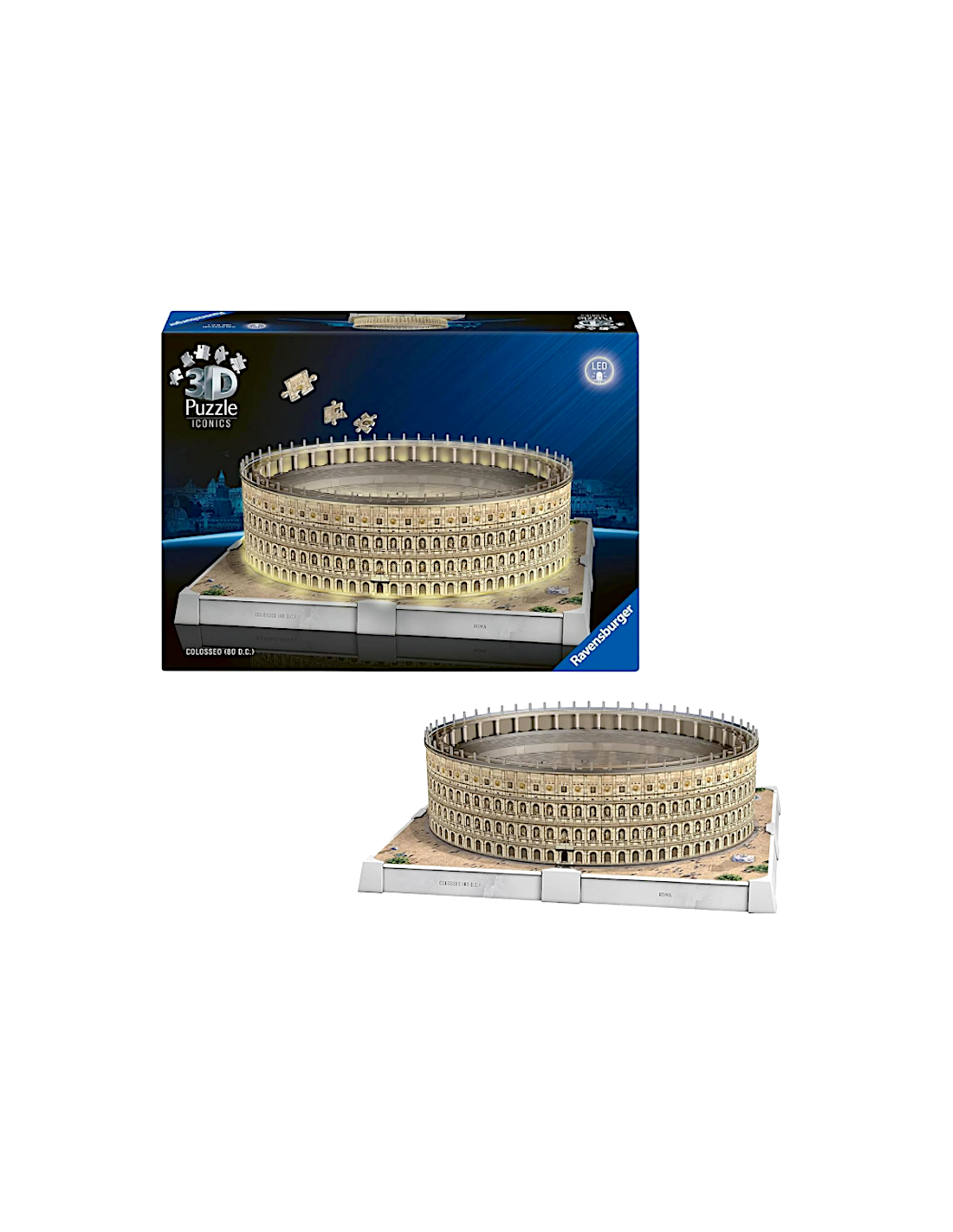 PUZZLE 3D 08034 COLOSSEO 291PZ CON LED