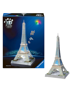 PUZZLE 3D 08024 TORRE EIFFEL 243PZ CON LED