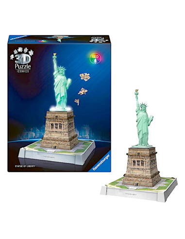 PUZZLE 3D 08027 STATUA DELLA LIBERTA 128PZ CON LED