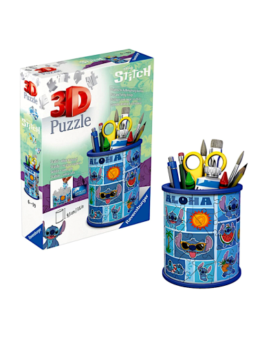 STITCH 11642 PUZZLE 3D PORTAPENNE 57PZ