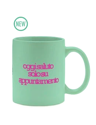 Mug Più Forty +40 32,5 cl Verde Matt con Stampa Ironica | shopincasa.it