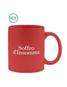 Mug Più Forty +40 32,5 cl Rosso Matt con Stampa Ironica | shopincasa.it