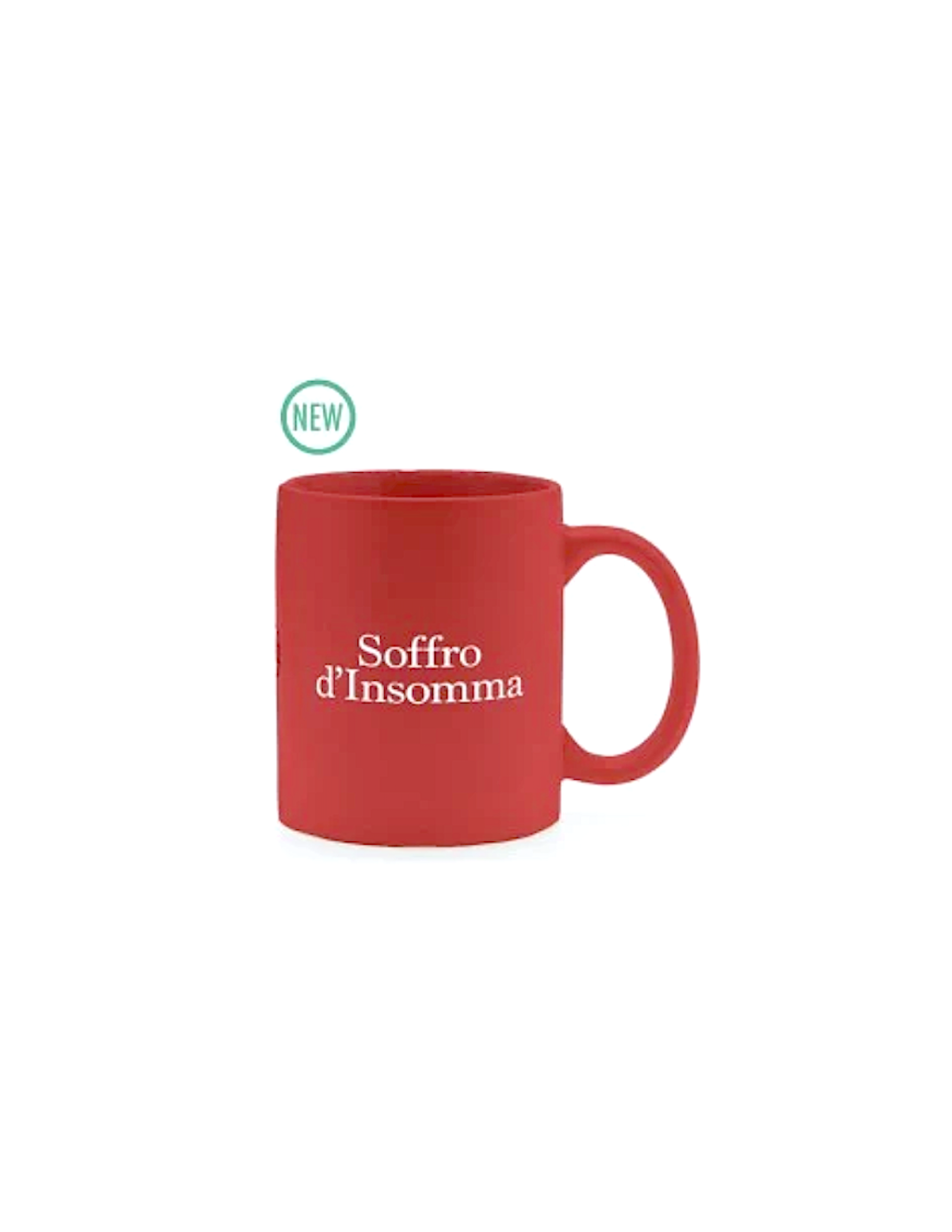 Mug Più Forty +40 32,5 cl Rosso Matt con Stampa Ironica | shopincasa.it