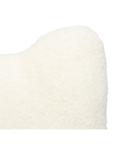 CUSCINI D'ARREDO: vendita online Cuscino in pelliccia Wavy Bliss, bianco, 35 x 48 cm, morbido e decorativo in offerta