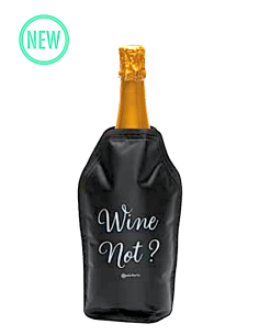 RAFFREDDA BOTTIGLIE 23CM WINE BLACK IN NYLON