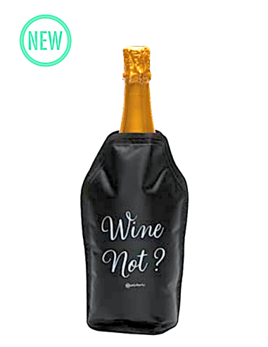 RAFFREDDA BOTTIGLIE 23CM WINE BLACK IN NYLON