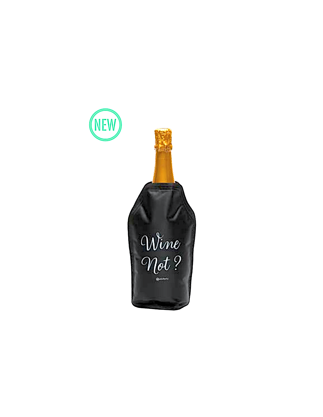 RAFFREDDA BOTTIGLIE 23CM WINE BLACK IN NYLON