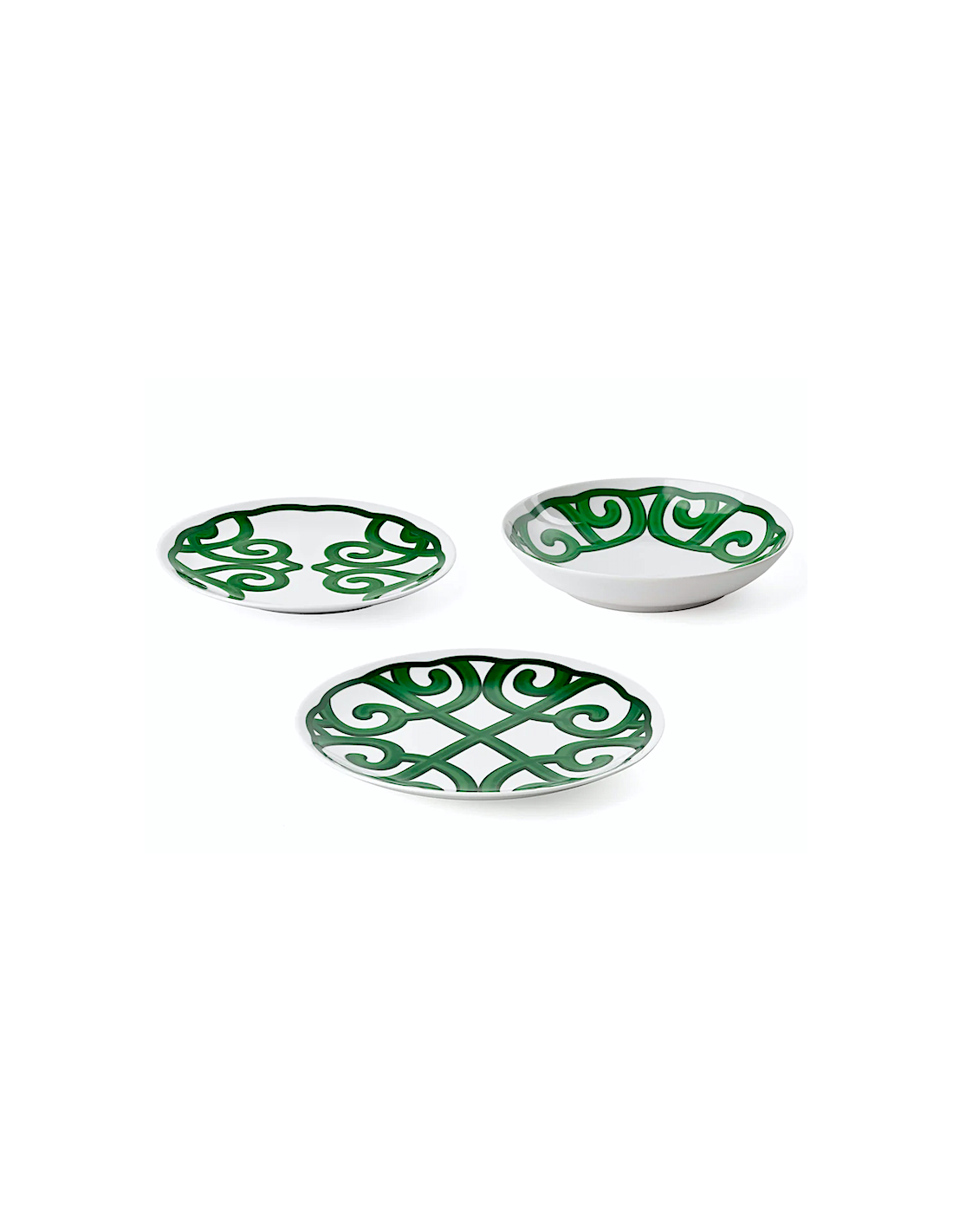 SET 6 POSTI TAVOLA GREEN HARMONIA PORCELLANA GUZZINI