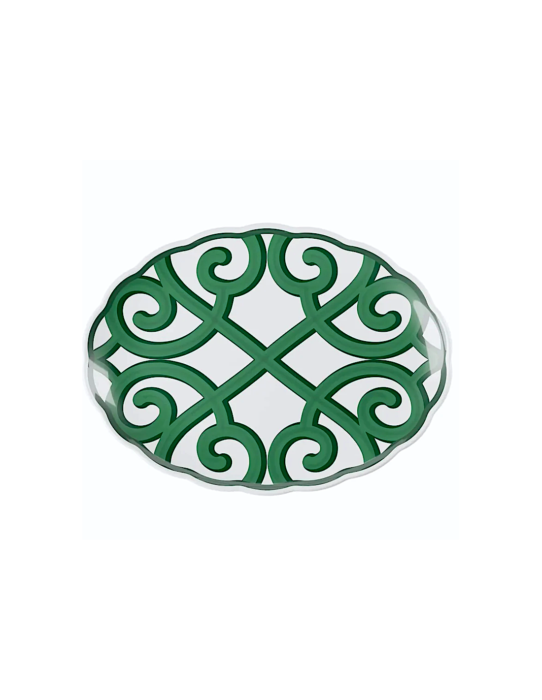 VASSOIO OVALE GRANDE GREEN HARMONIA TABLE DECOR GUZZINI