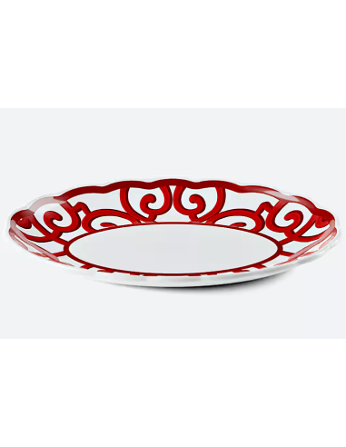 VASSOIO OVALE PICCOLO RED HARMONIA TABLE DECOR MELAMINA GUZZINI