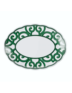 VASSOIO OVALE PICCOLO GREEN HARMONIA TABLE DECOR MELAMINA GUZZINI