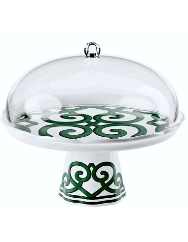 ALZATA CON CAMPANA GREEN HARMONIA TABLE DECOR GUZZINI