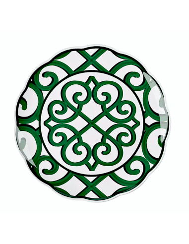 VASSOIO TONDO GRANDE GREEN HARMONIA TABLE DECOR GUZZINI