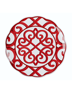 VASSOIO TONDO GRANDE RED HARMONIA TABLE DECOR GUZZINI