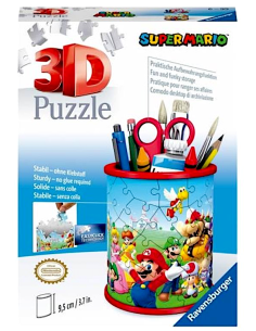 SUPERMARIO 11255 PUZZLE 3D PORTAPENNE 57PZ