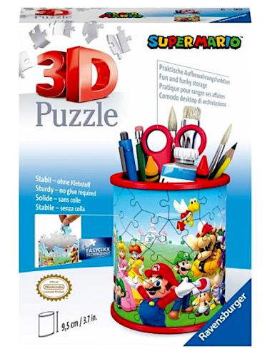 SUPERMARIO 11255 PUZZLE 3D PORTAPENNE 57PZ