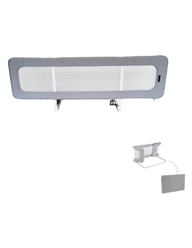 Aziamor Pop Barriera Letto Richiudibile 150 cm Grigia – Con Sacca | ShopInCasa.it