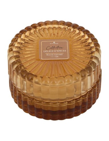 PROFUMATORI: vendita online Coffret profumato Albie, Ø 8,1 x P 4,9 cm, fragranza speziata, vaso color ambra in offerta