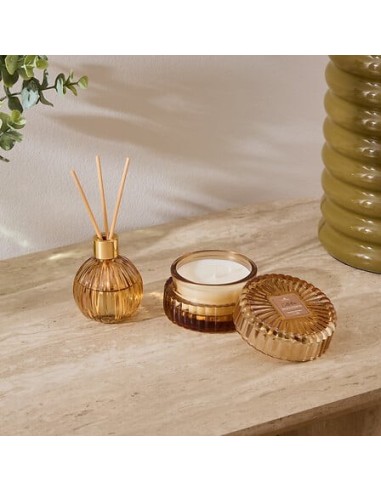 PROFUMATORI: vendita online Coffret profumato Albie, Ø 8,1 x P 4,9 cm, fragranza fico rosso, confezione elegante in offerta