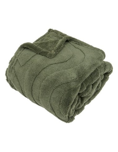 LENZUOLA E ACCESSORI: vendita online Plaid sherpa jacquard Opal, 130 x 170 cm, colori assortiti, morbido e caldo in offerta