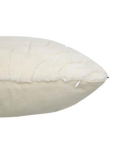CUSCINI D'ARREDO: vendita online Cuscino pelliccia jacquard Arka, 45 x 45 cm, poliestere, colore avorio in offerta