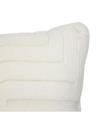 CUSCINI D'ARREDO: vendita online Cuscino pelliccia jacquard Arka, 45 x 45 cm, poliestere, colore avorio in offerta